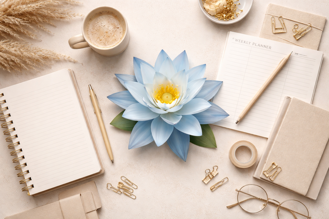 From Flame to Focus: Elevating Your Workspace With Repurposed Candle Jars.